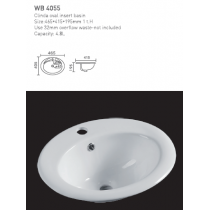 ECT Clinda Oval Insert Basin